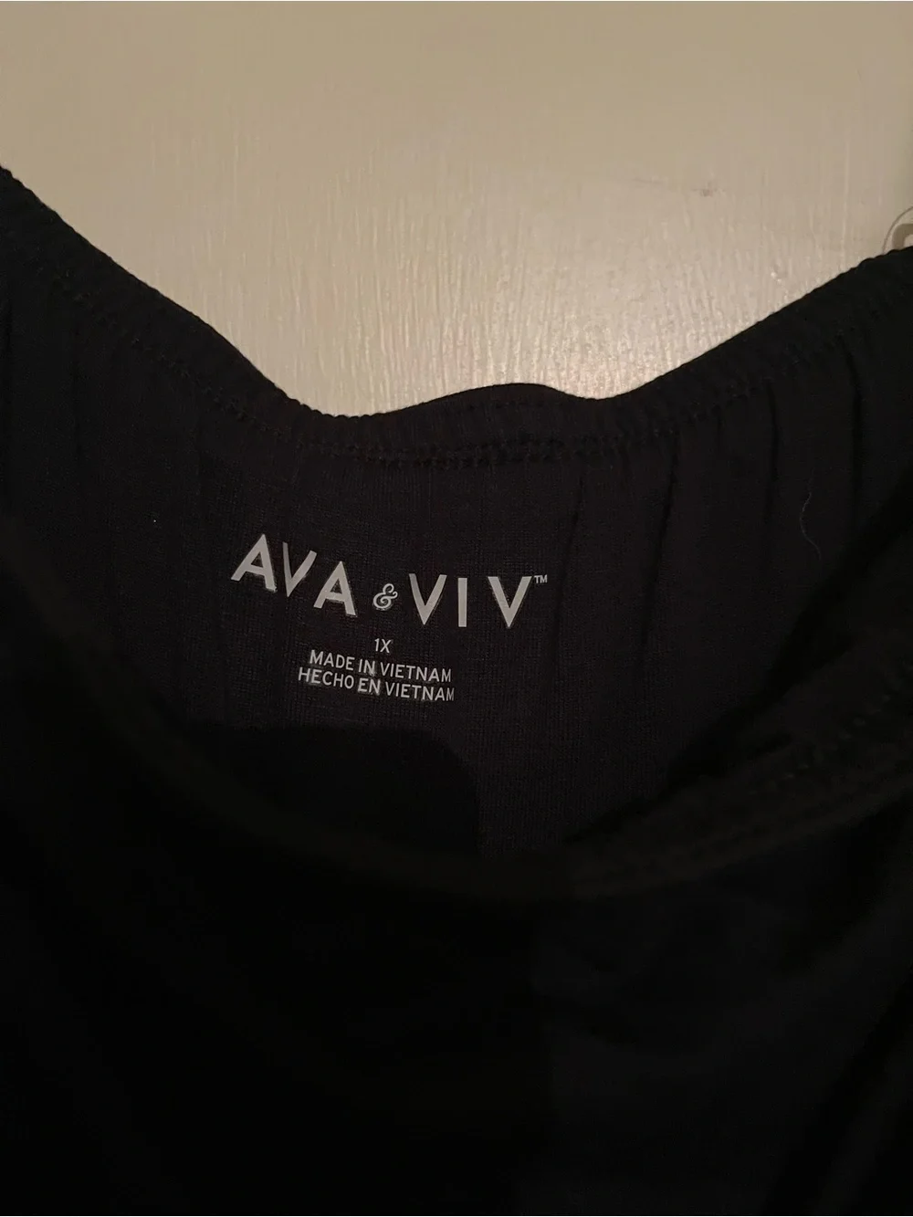 Ava & Viv Black Sleeveless Jumpsuit with Adjustable Straps